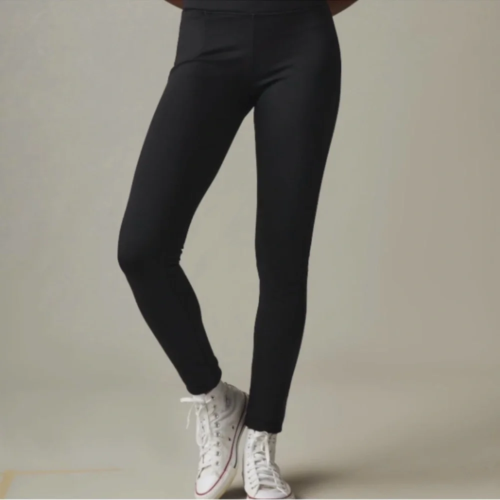 AMERICAN Giant Ponte Leggings Sz 8‎ Black